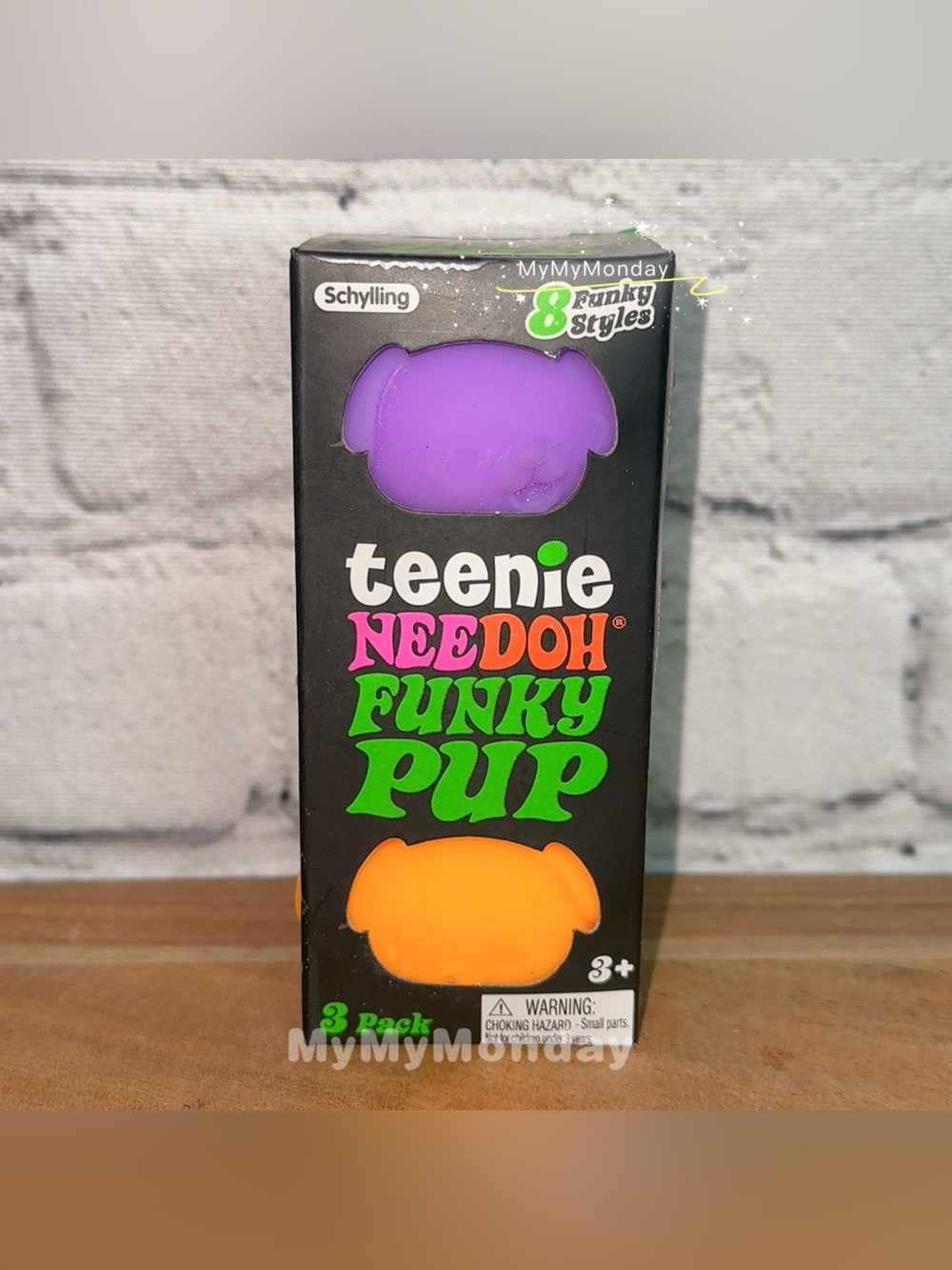 NeeDoh Teenie Funky Pup of 3
